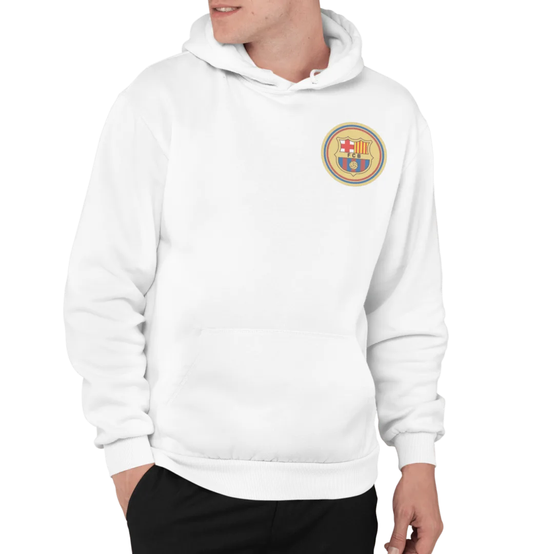 Barcelona Catalunya Sırt Motifli Hoodie | Sweatshirt | Kapüşonlu - Görsel 2