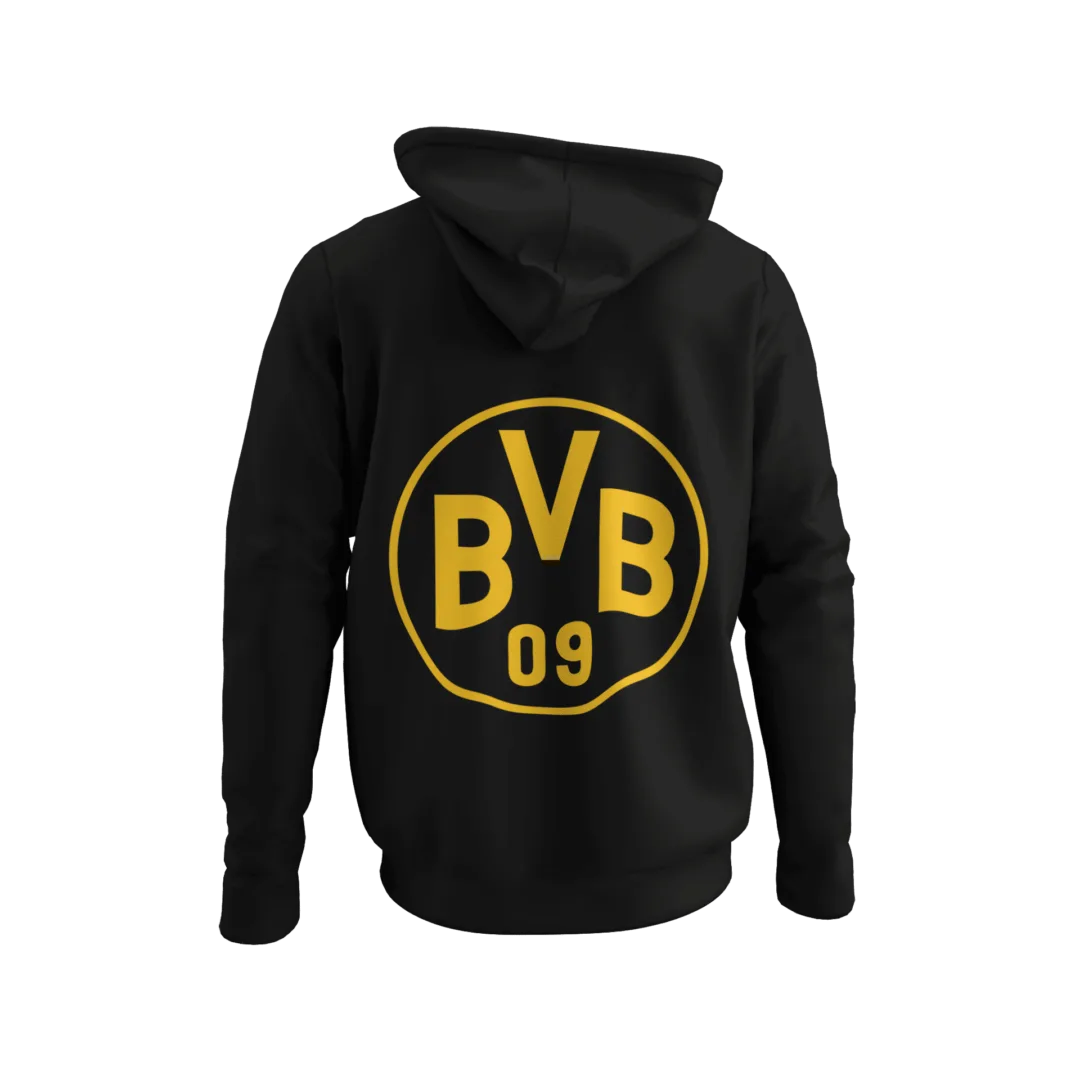 BVB09 Dortmund Sırt Motifli Hoodie | Sweatshirt | Kapüşonlu
