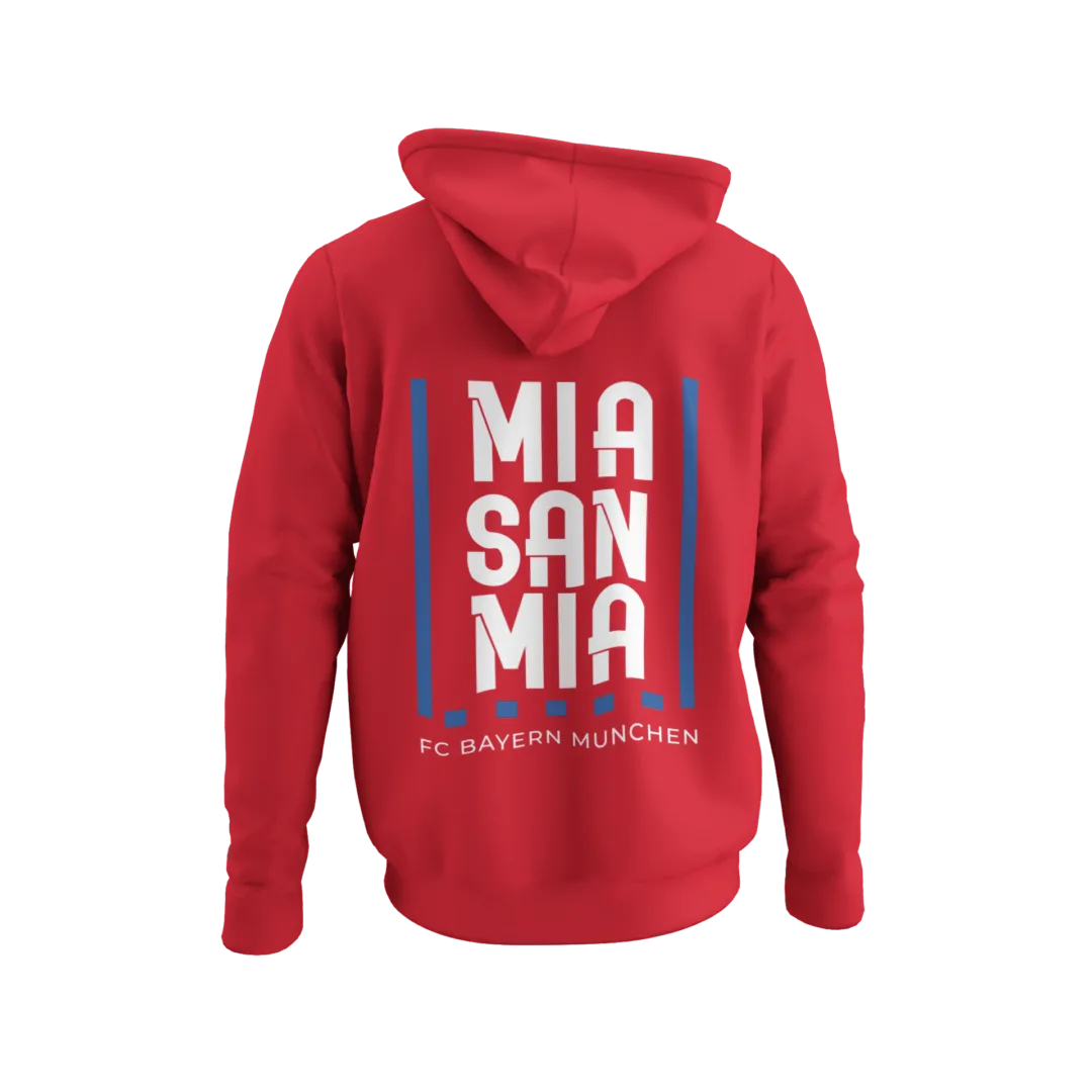 FC Bayern Munich Sırt Motifli Hoodie | Sweatshirt | Kapüşonlu - Görsel 3