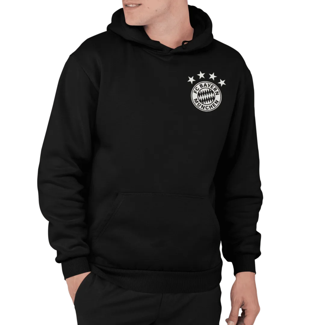 FC Bayern Munich Sırt Motifli Hoodie | Sweatshirt | Kapüşonlu - Görsel 2