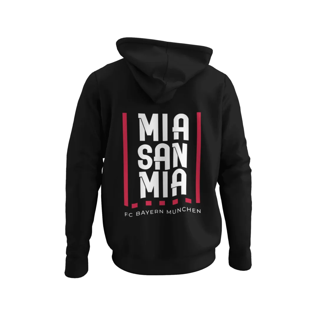 FC Bayern Munich Sırt Motifli Hoodie | Sweatshirt | Kapüşonlu