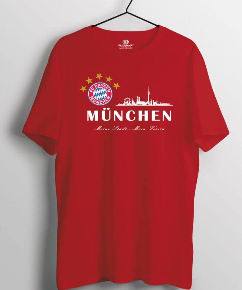 Alternative view of Bayern München Font T-Shirt