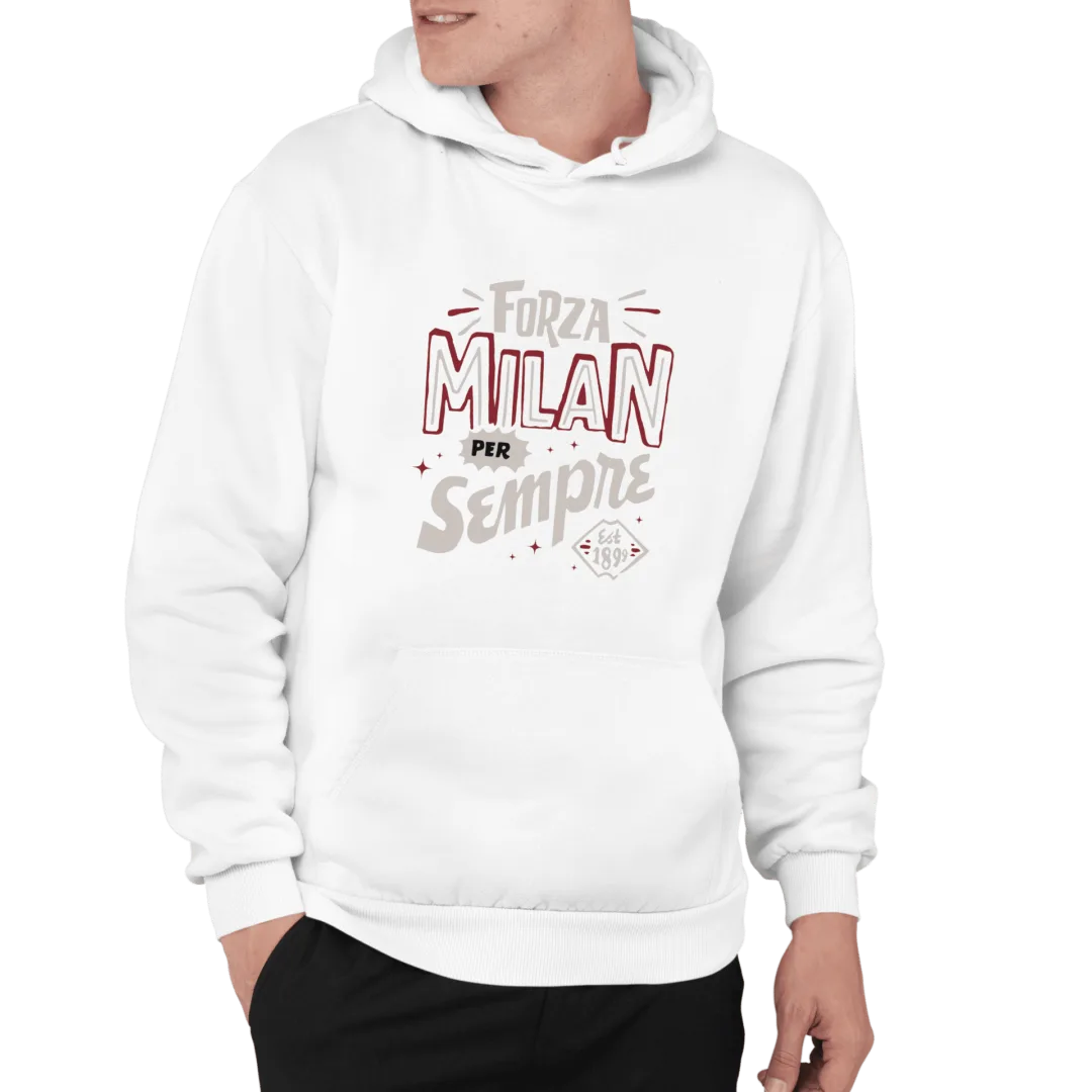 Forza Milan Hoodie | Sweatshirt | Kapüşonlu - Görsel 2