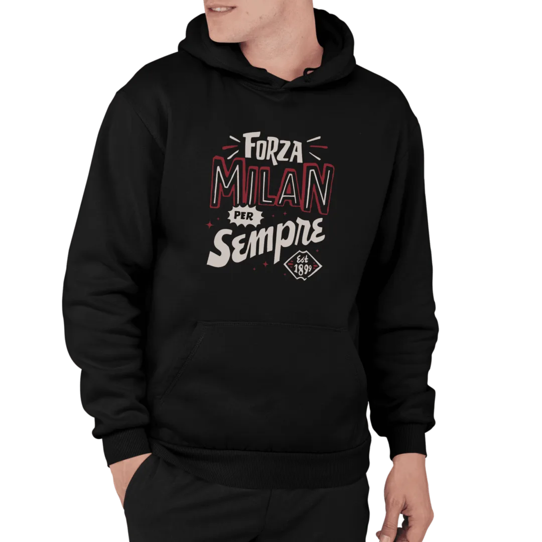 Forza Milan Hoodie | Sweatshirt | Kapüşonlu