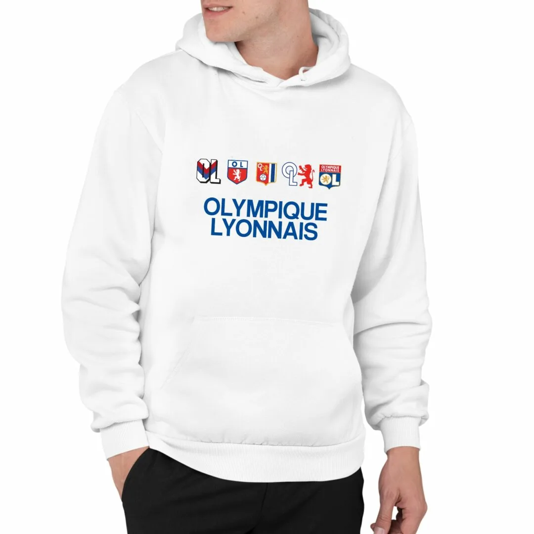 Olympique Lyonnais Hoodie | Sweatshirt | Kapüşonlu