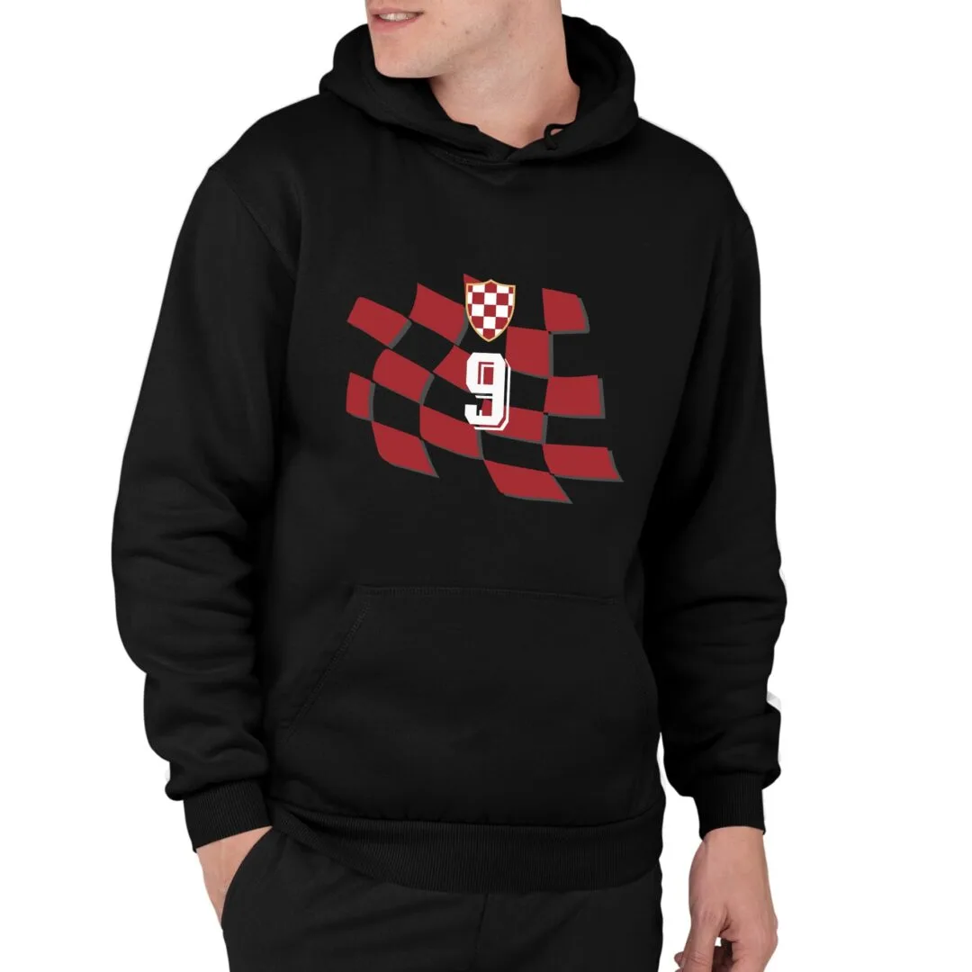 Hırvatistan Retro Nostalji Hoodie | Sweatshirt | Kapüşonlu