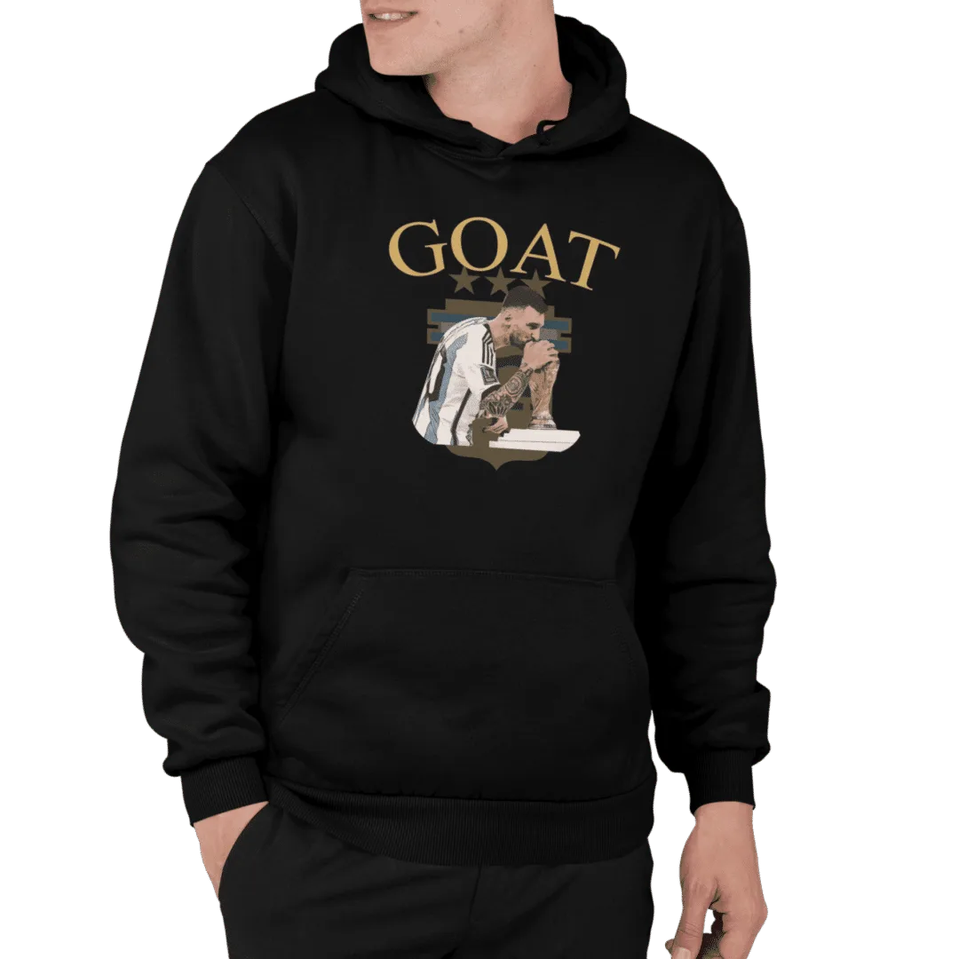 GOAT King Messi Hoodie | Sweatshirt | Kapüşonlu