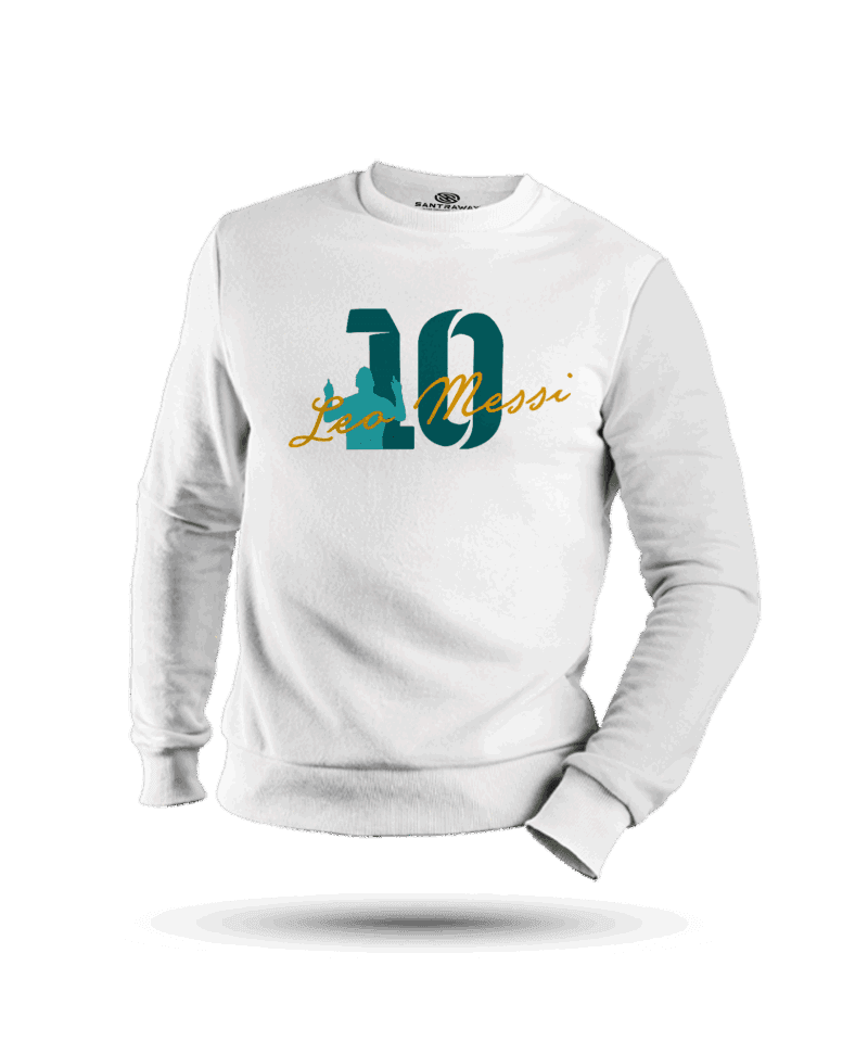 Alternative view of Leo Messi 10 Sweatshirt