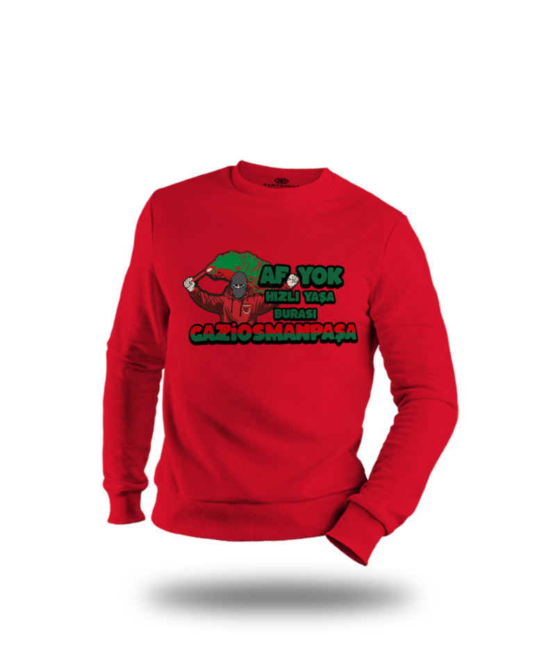 Af Yok Gop Sweatshirt Kirmizi