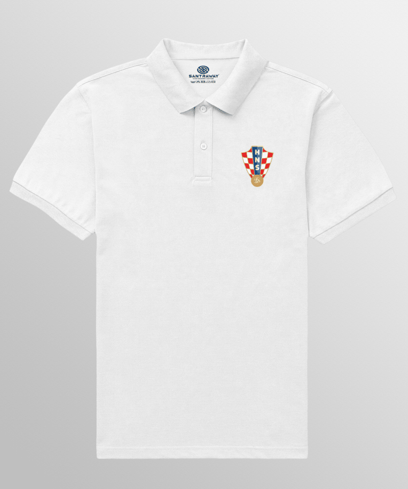 POLO TSHIRT HIRVATISTAN BEYAZ