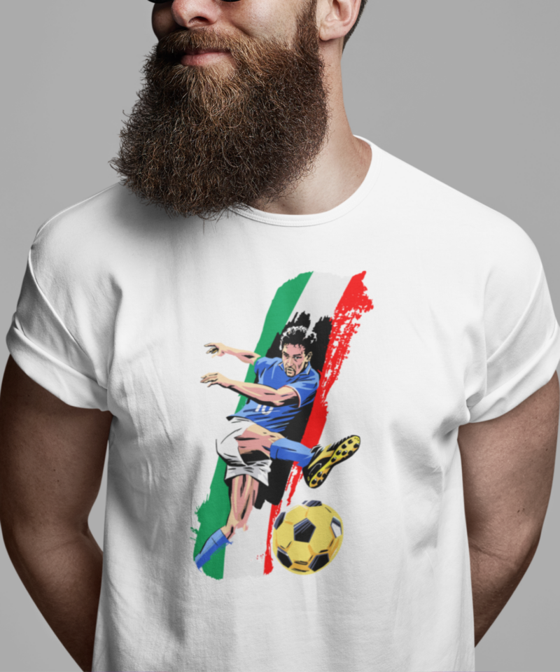 ilahi at kuyrugu robeto beyaz tshirt