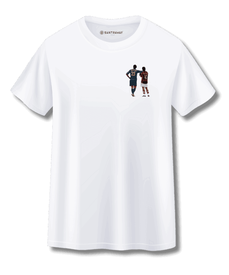 İnter ve Milan Minimal Tshirt