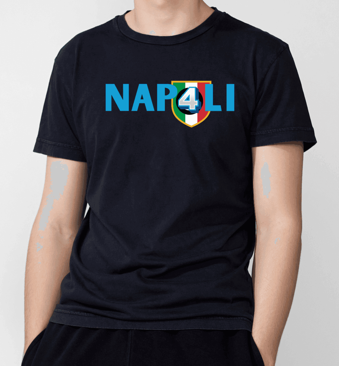 SSC Napoli ''4'' T-Shirt - Görsel 2
