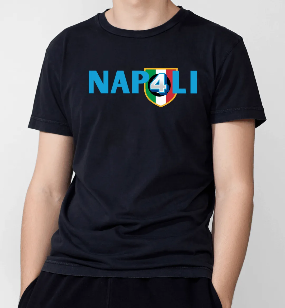 SSC Napoli ''4'' T-Shirt - Görsel 2