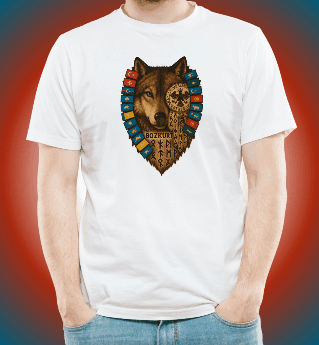 Kurt ve Türk Devletleri Tshirt
