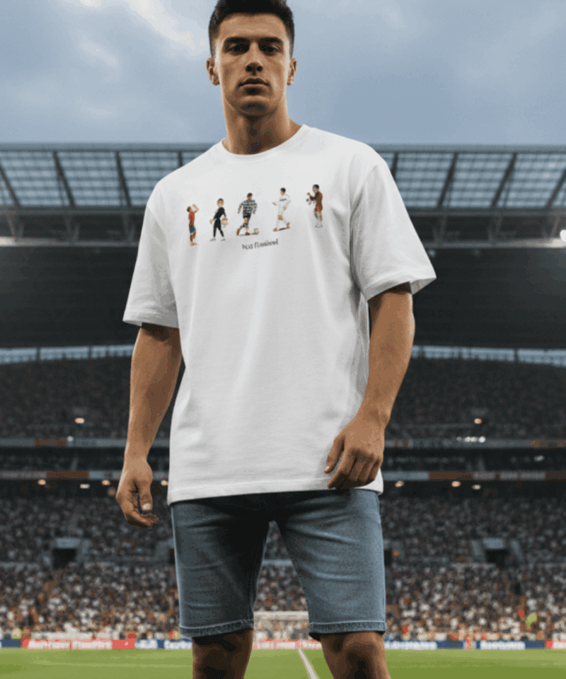 Cristiano Ronaldo ''Not Finished'' Oversize Tshirt