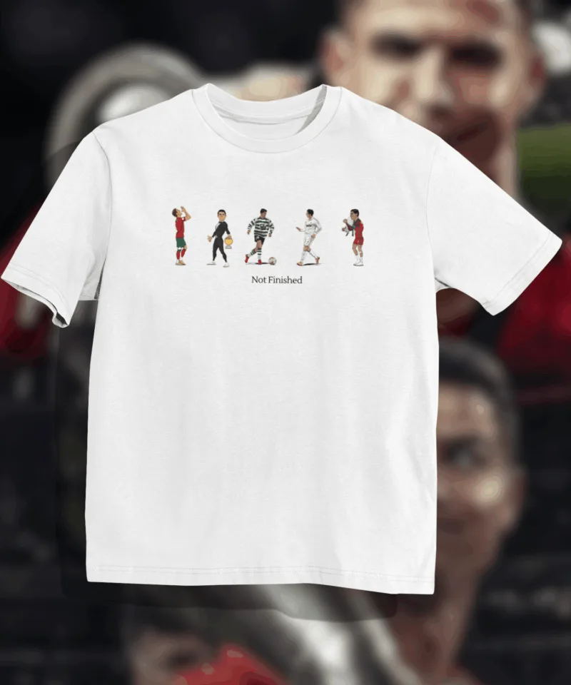 Cristiano Ronaldo ''Not Finished'' Oversize Tshirt