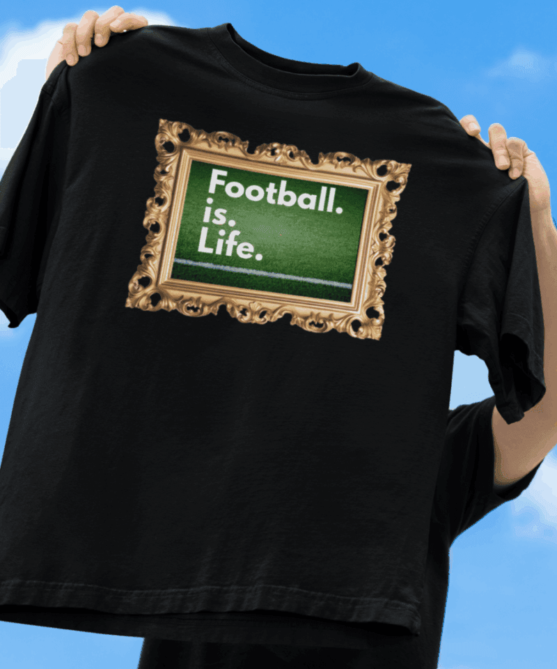 Football is Live Oversize T-Shirt