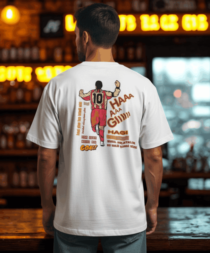 Legend Gheorghe Hagi Oversize Tshirt