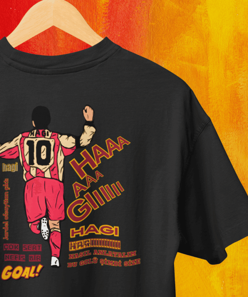 Alternative view of Legend Gheorghe Hagi Oversize Tshirt