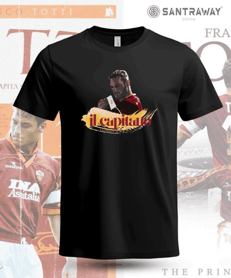 Alternative view of Francesco Totti 10 T-Shirt | Tişört