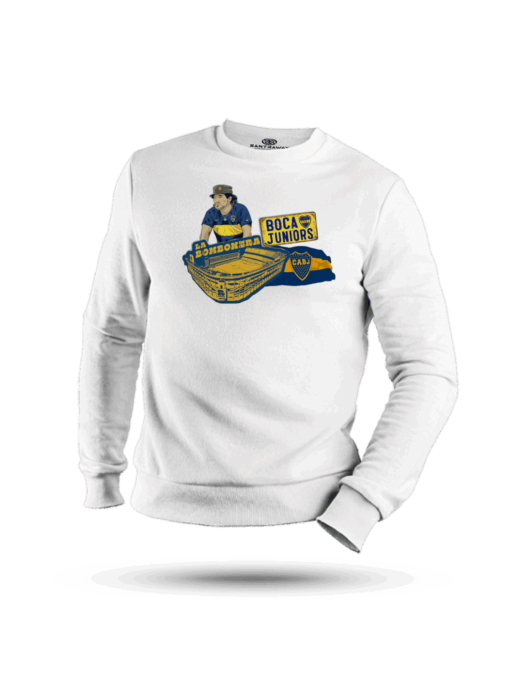 Boca Juniors And Maradona Sweatshirt - Görsel 2
