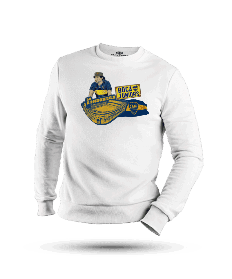 Alternative view of Boca Juniors And Maradona Sweatshirt
