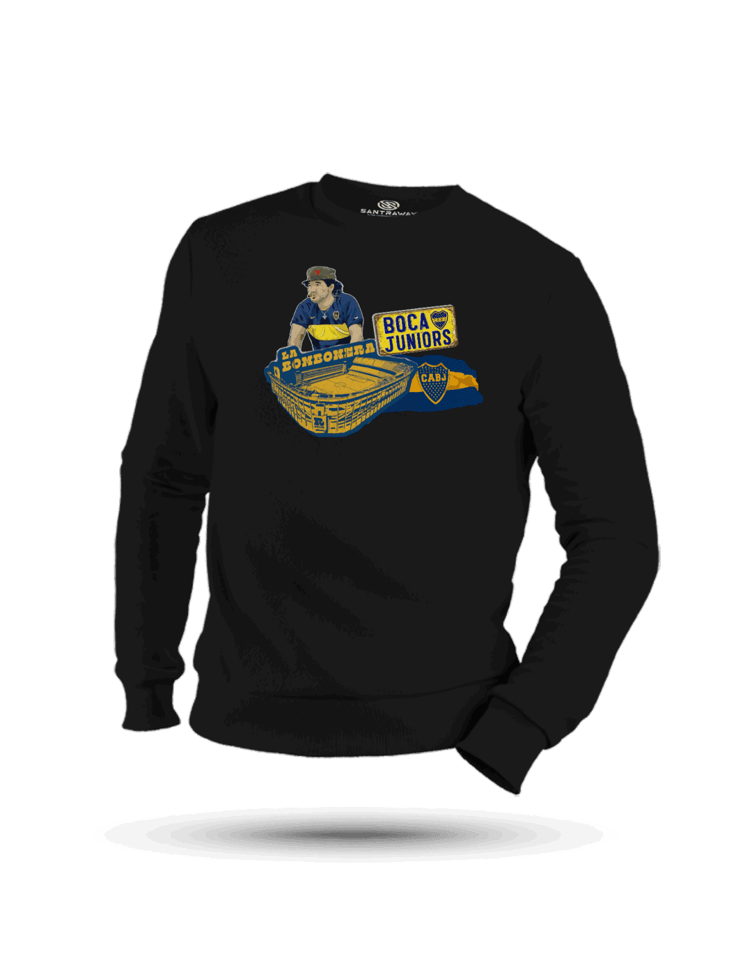 Boca Juniors And Maradona Sweatshirt