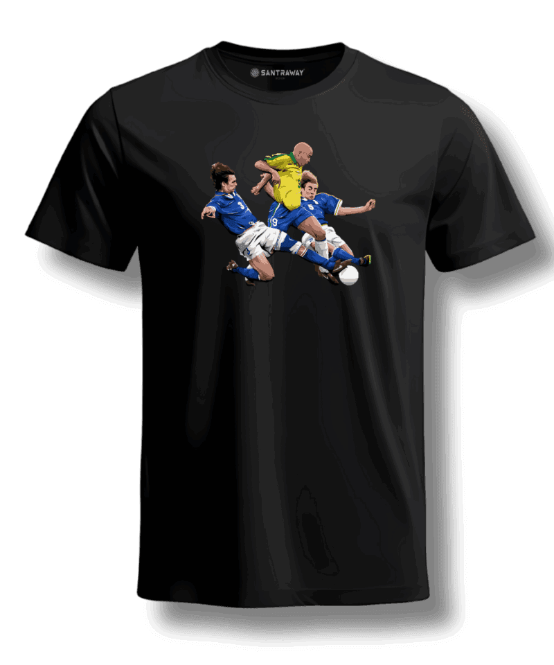 Alternative view of R9 Ronaldo Fenomeno Tshirt