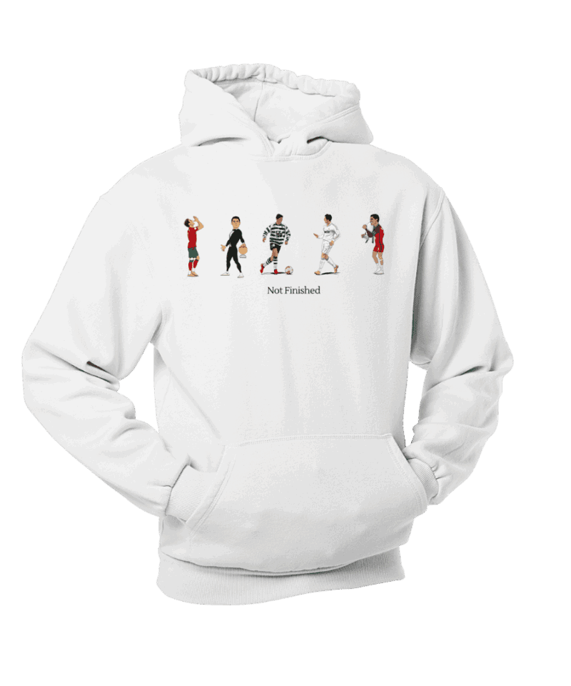 Cristiano Ronaldo ”Not Finished” Hoodie | Sweatshirt | Kapüşonlu