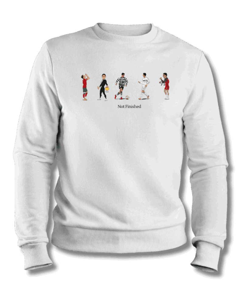 Cristiano Ronaldo ”Not Finished” Sweatshirt