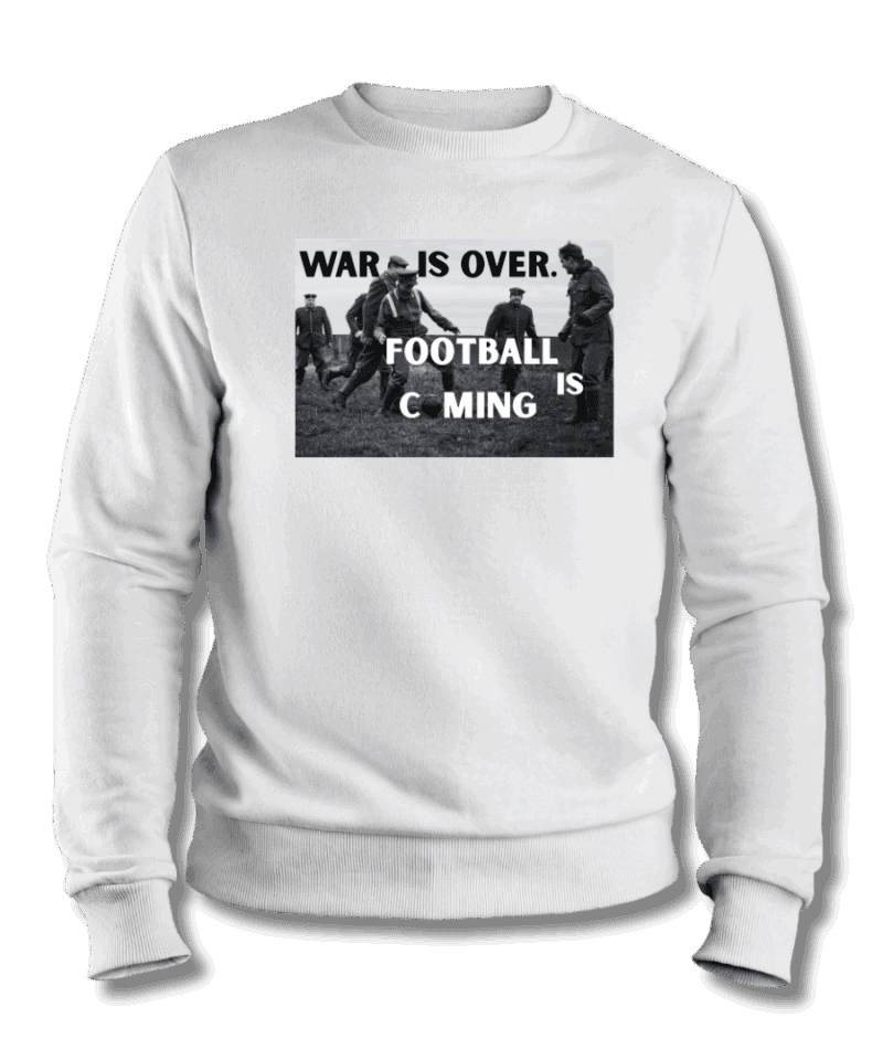 Alternative view of War Is Over Sweatshirt