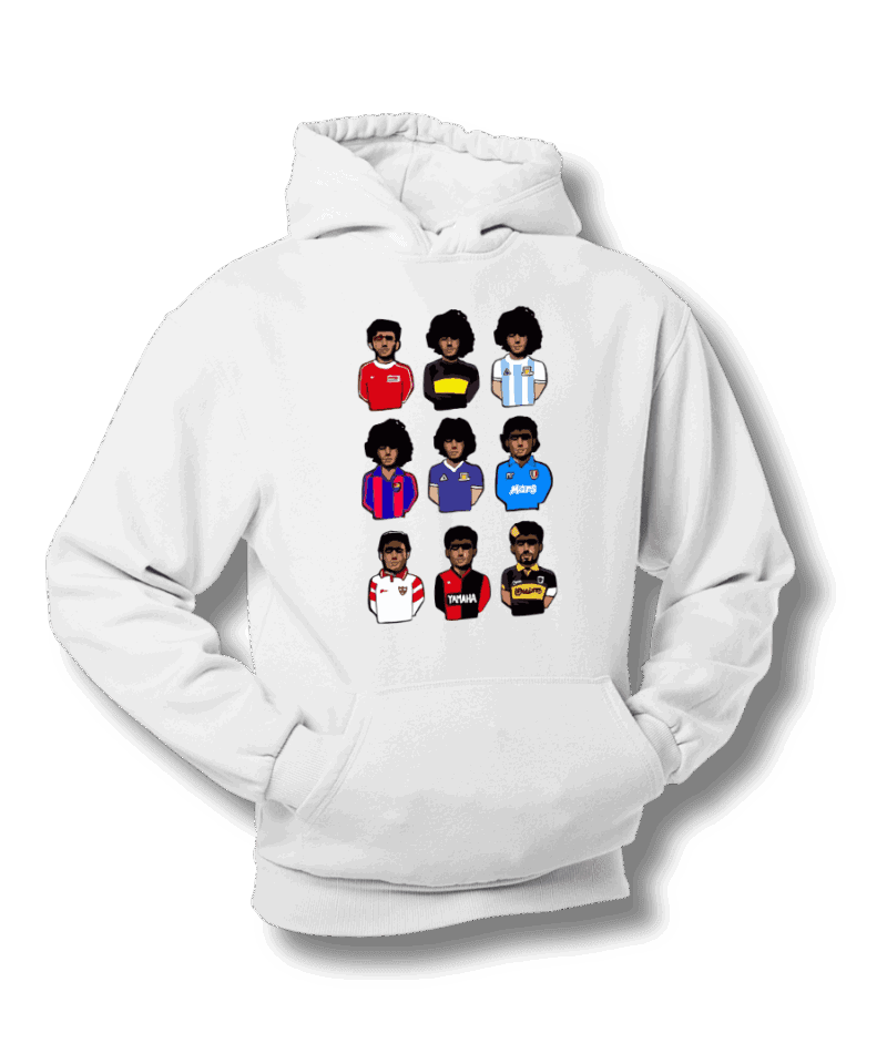 Maradona History | Hoodie | Sweatshirt | Kapüşonlu