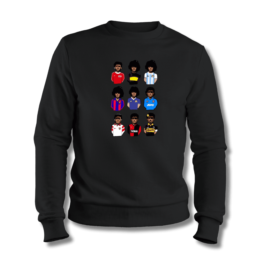 Maradona History Sweatshirt 2 Maradona History Sweatshirt - Görsel 2