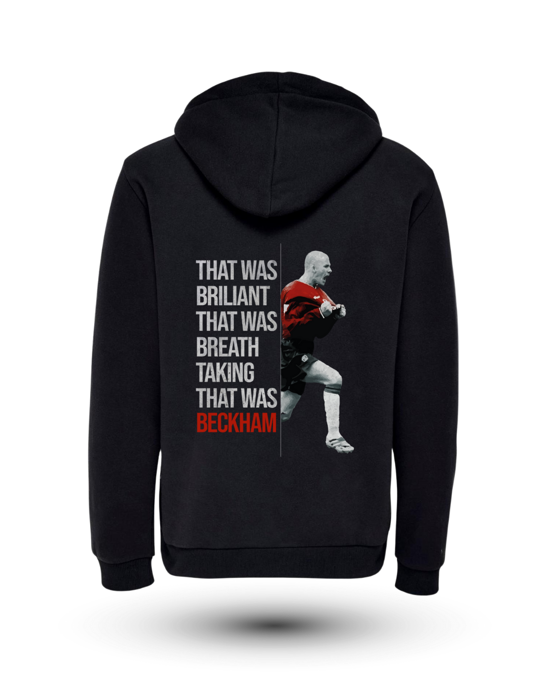 David Beckham Sırt Fermuarlı Kapüşonlu Sweatshirt 1 David Beckham Sırt Fermuarlı Kapüşonlu Sweatshirt