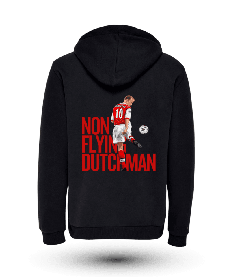 Dennis Bergkamp Sırt Fermuarlı Kapüşonlu Sweatshirt