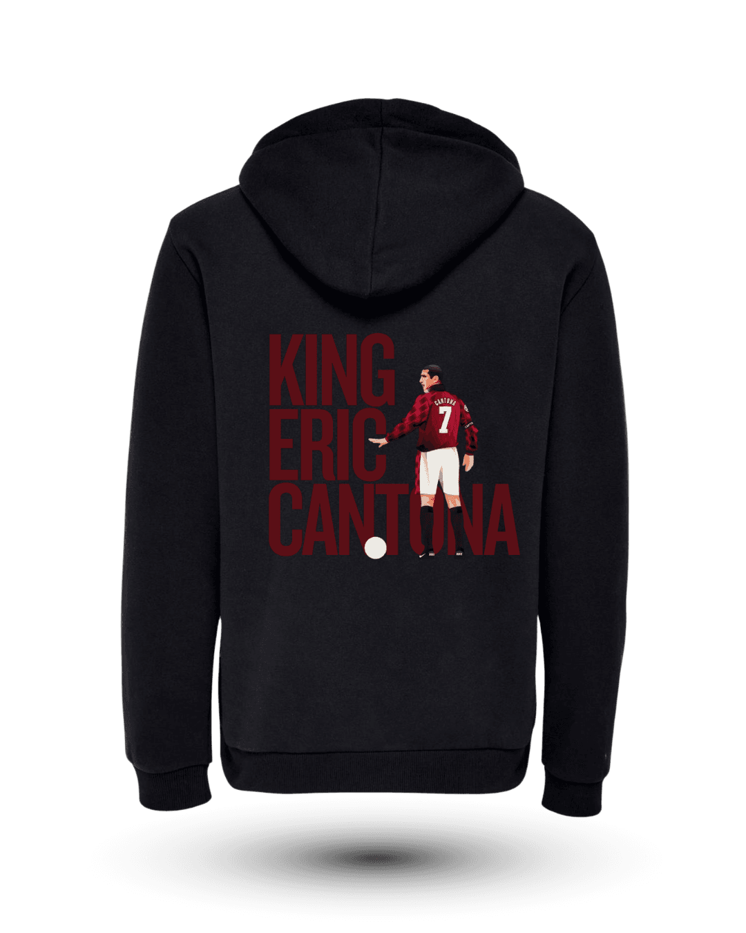 Eric Cantona Sırt Fermuarlı Kapüşonlu Sweatshirt 1 Eric Cantona Sırt Fermuarlı Kapüşonlu Sweatshirt