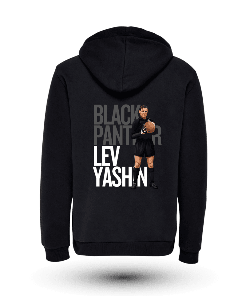 Lev Yashin Sırt Fermuarlı Kapüşonlu Sweatshirt