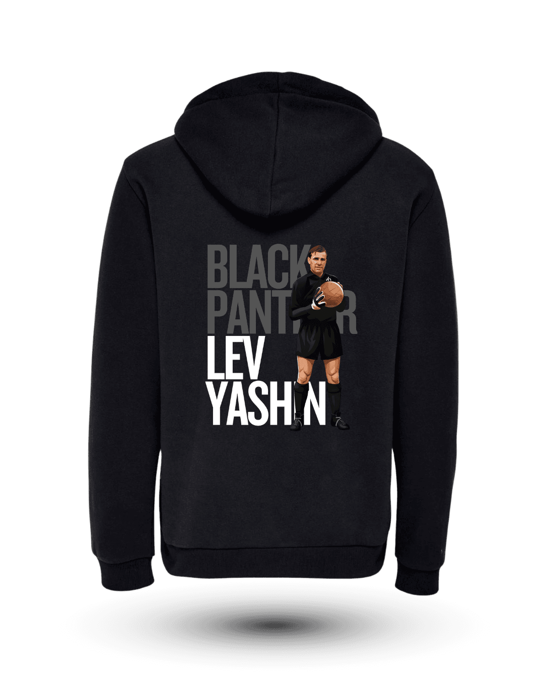 Lev Yashin Sırt Fermuarlı Kapüşonlu Sweatshirt 1 Lev Yashin Sırt Fermuarlı Kapüşonlu Sweatshirt