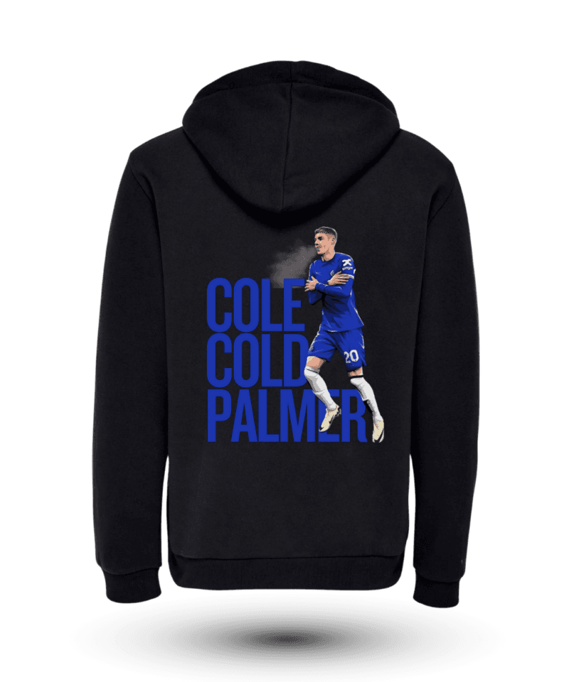 Cole Palmer Sırt Fermuarlı Kapüşonlu Sweatshirt