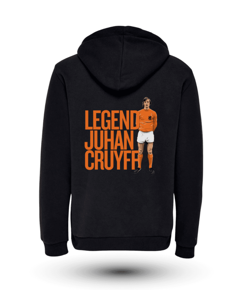Legend Cruyff Sırt Fermuarlı Kapüşonlu Sweatshirt