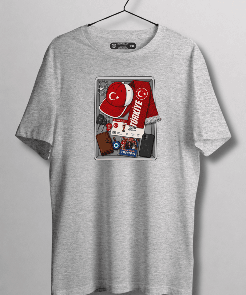 Türkiye Dünya Kupası Kiti Tshirt 8 Türkiye Dünya Kupası Kiti Tshirt - Görsel 4