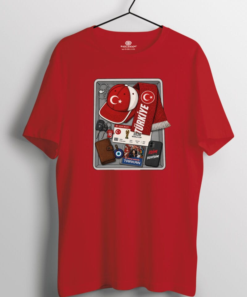 Türkiye Dünya Kupası Kiti Tshirt 7 Türkiye Dünya Kupası Kiti Tshirt - Görsel 3