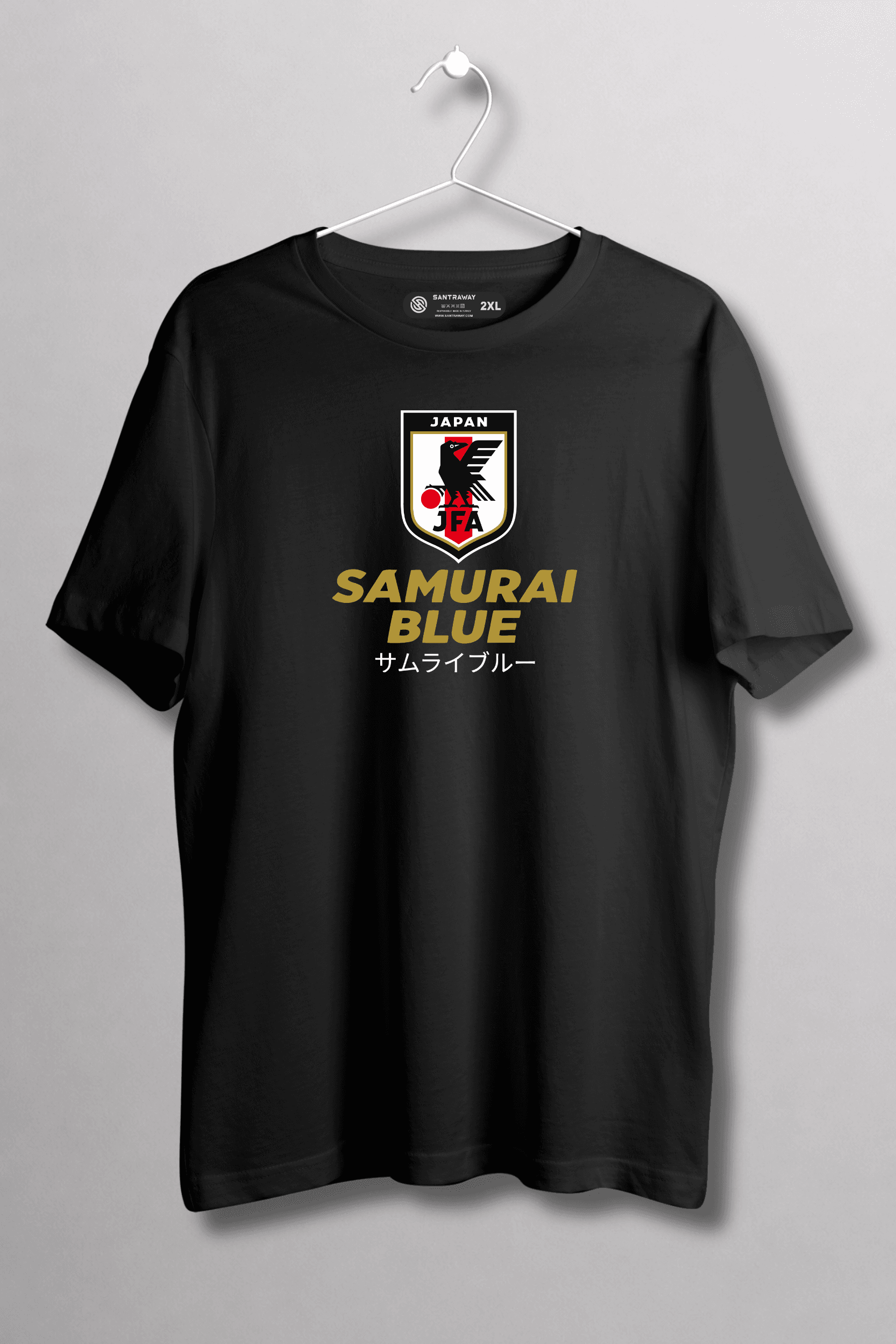 Japonya Samurai Blue T-shirt Tshirt 3 Japonya Samurai Blue T-shirt Tshirt - Görsel 3