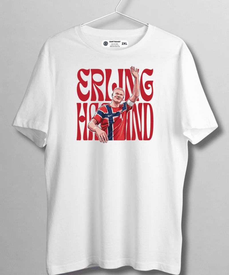 Alternative view of Erling Haaland  Norveç Tshirt