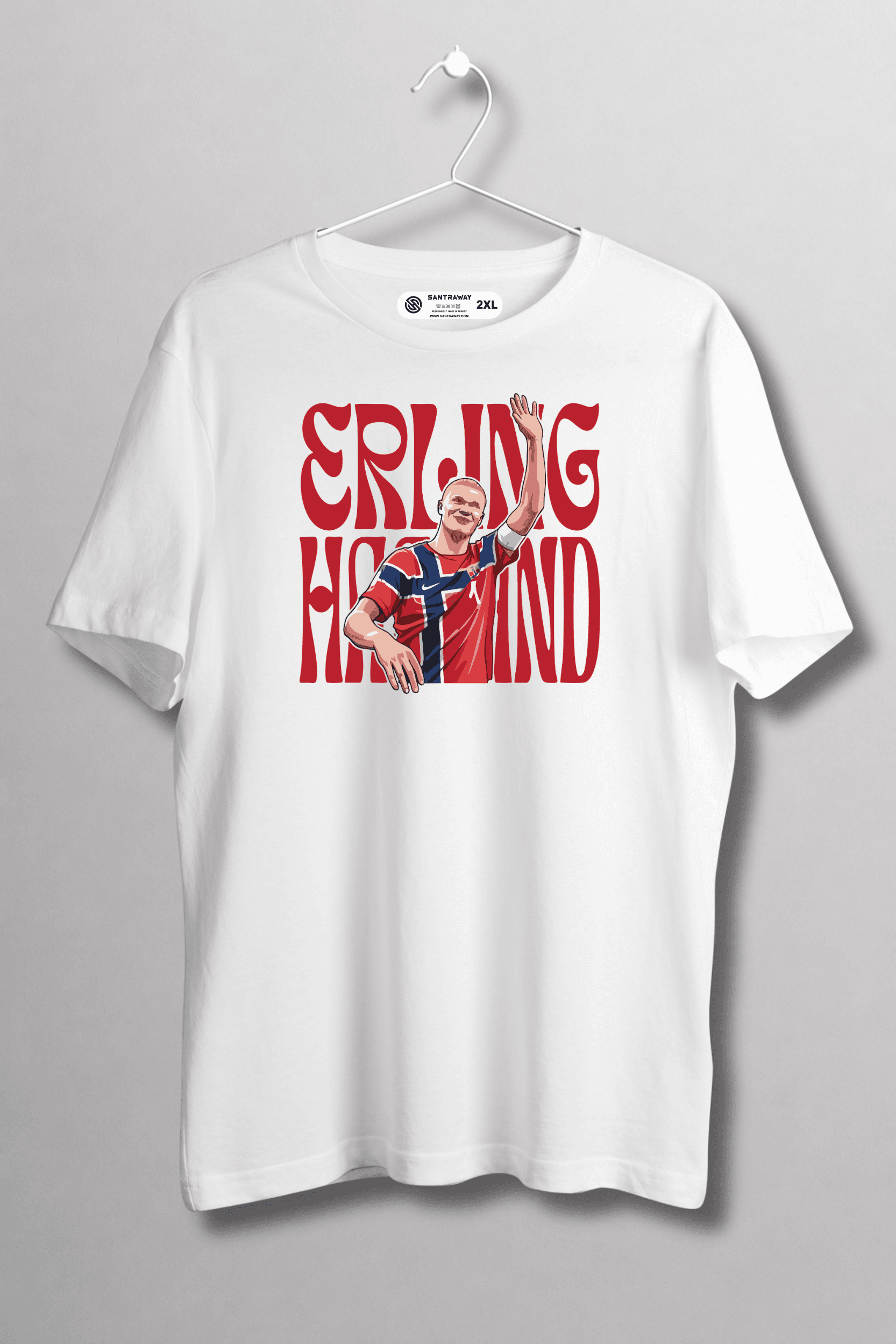 Erling Haaland Norveç Tshirt 2 Erling Haaland Norveç Tshirt - Görsel 2