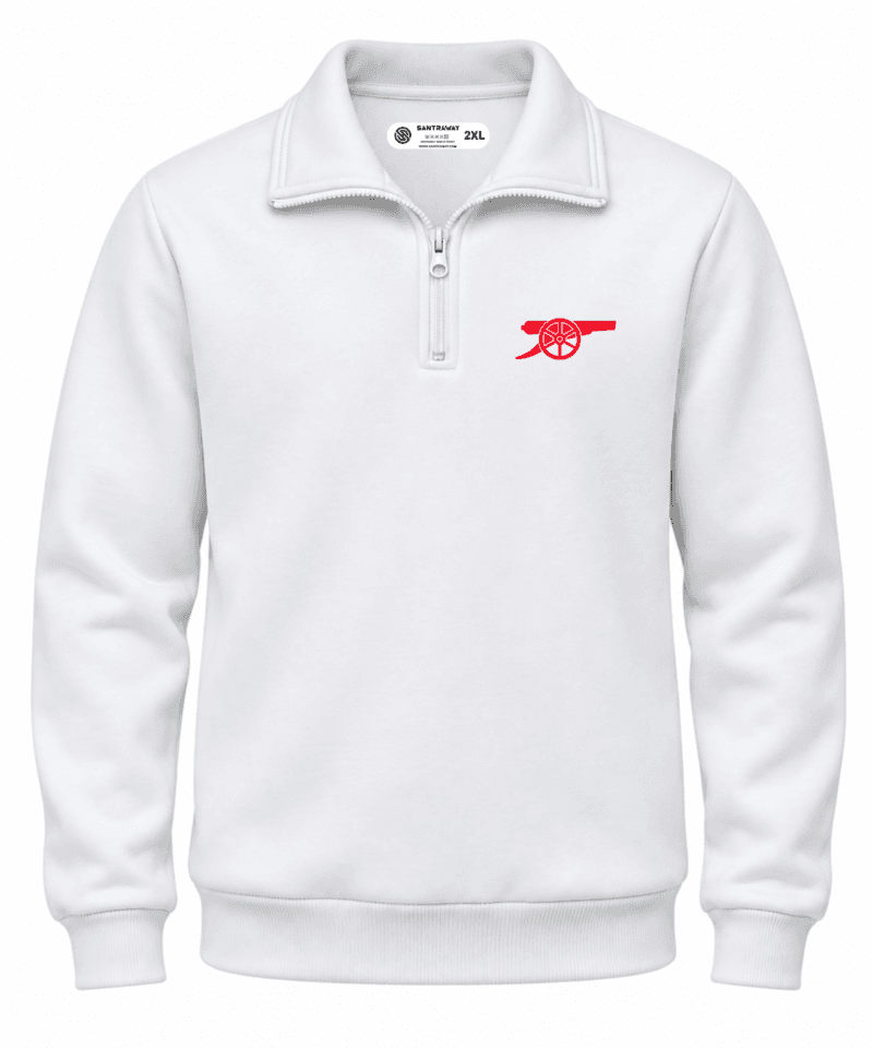 Gunners Yarım Fermuarlı Sweatshirt