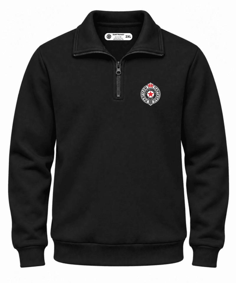 Partizan Yarım Fermuarlı Sweatshirt