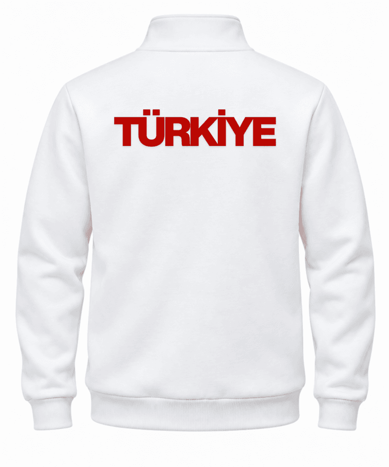 Türkiye Yarım Fermuarlı Sweatshirt 7 Türkiye Yarım Fermuarlı Sweatshirt - Görsel 3