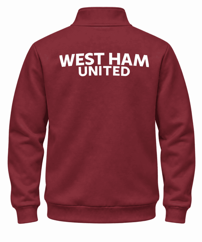 West Ham United Yarım Fermuarlı Sweatshirt - Görsel 3